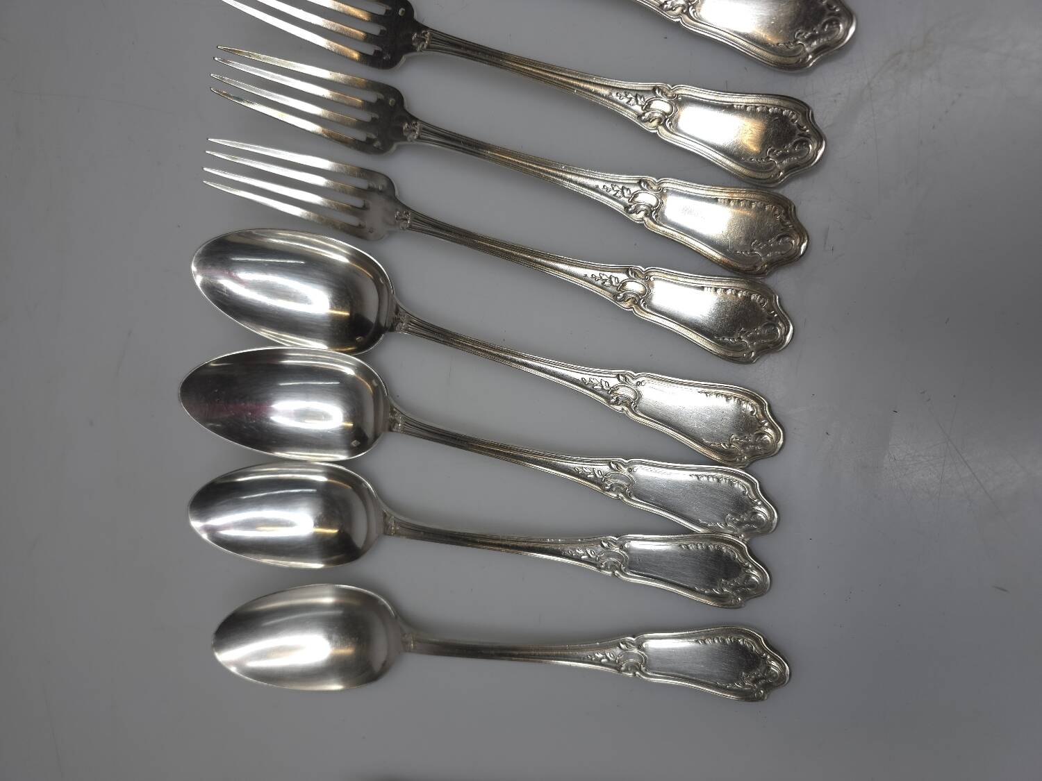 Solid silver cutlery
