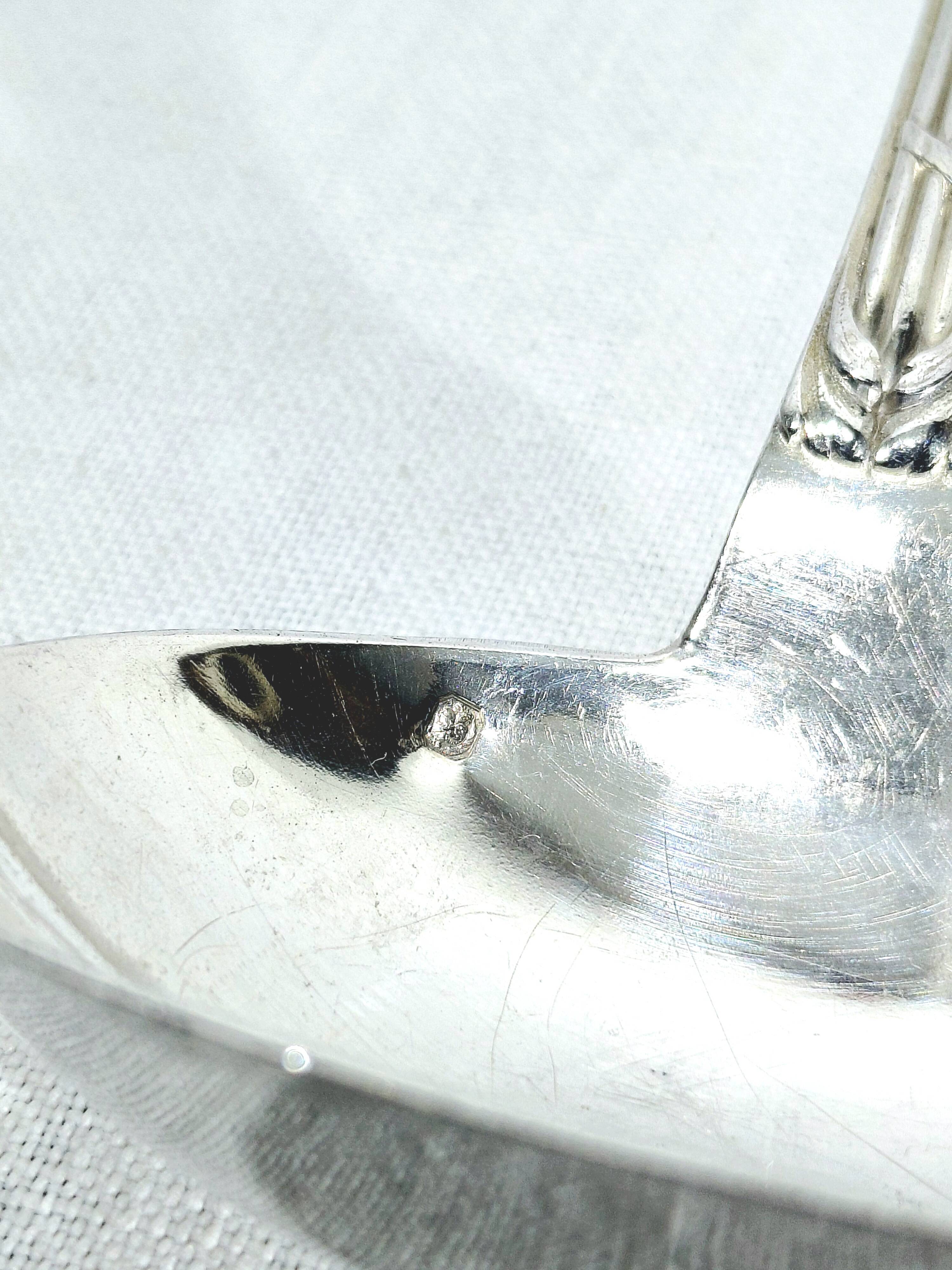 MARTIAL GAUTHIER - SILVER CREAM LADLE