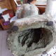 Buste terre cuite