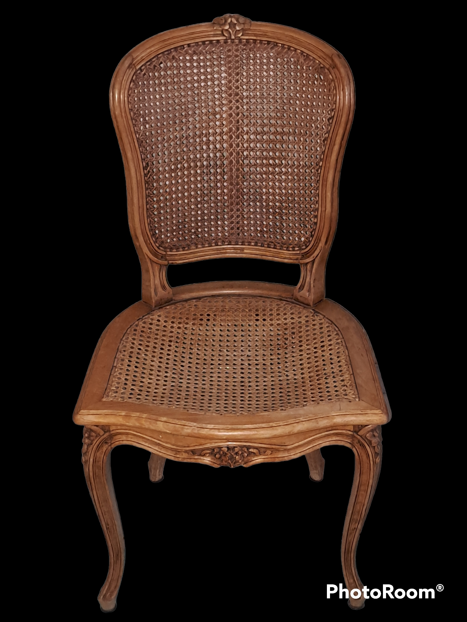 Vintage French wooden chairs
