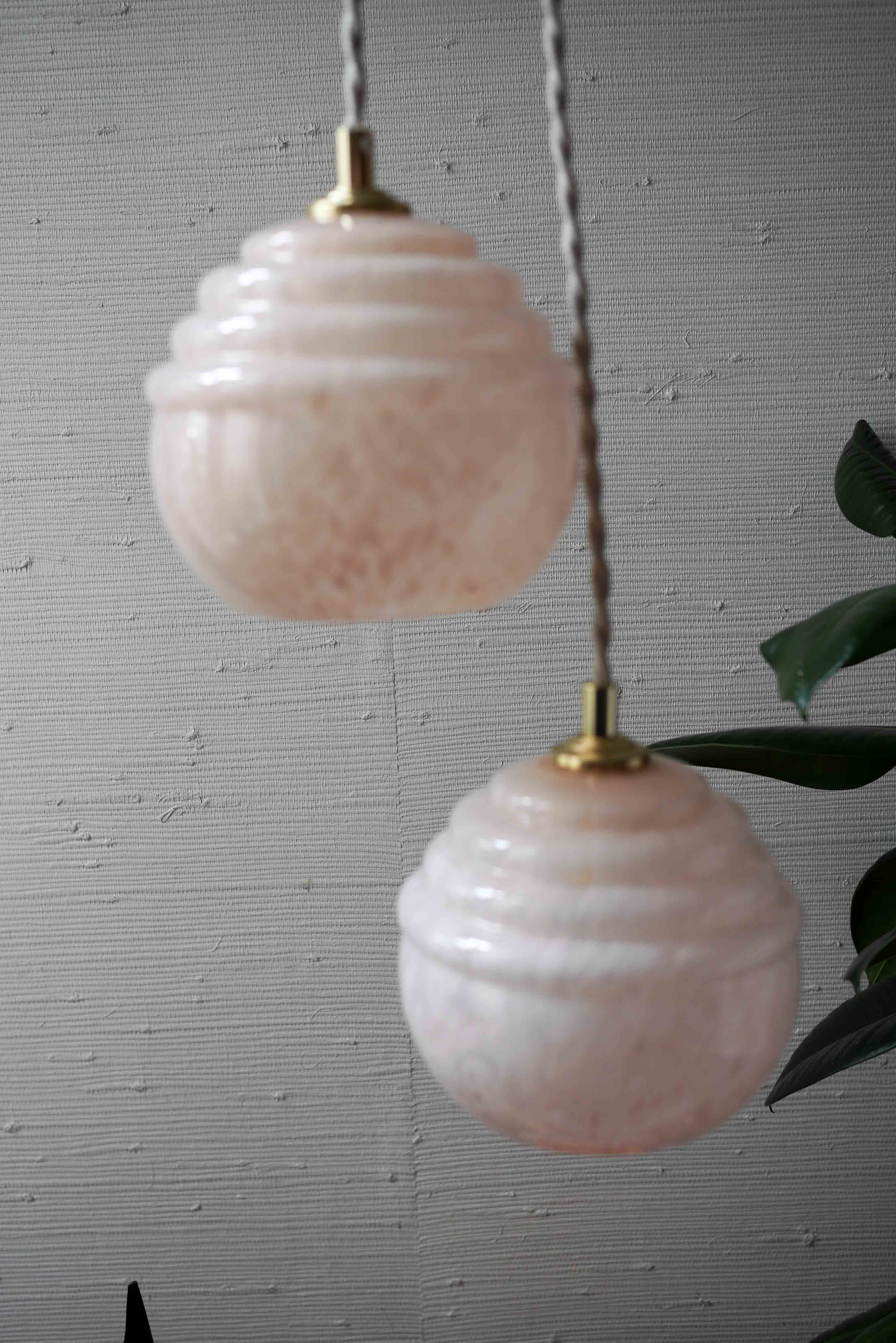 Stroller glass of Clichy rose