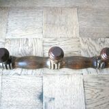 Vintage hook wall coat rack