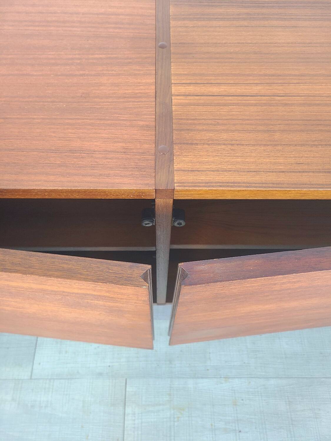 Vintage ARP sideboard in teak 1960s design Guariche Minvielle