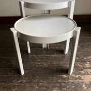 Pair of nesting coffee tables, space age Italian design 1960 Kastilia.