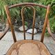 Fauteuil bois courbé canné Baumann, 1900