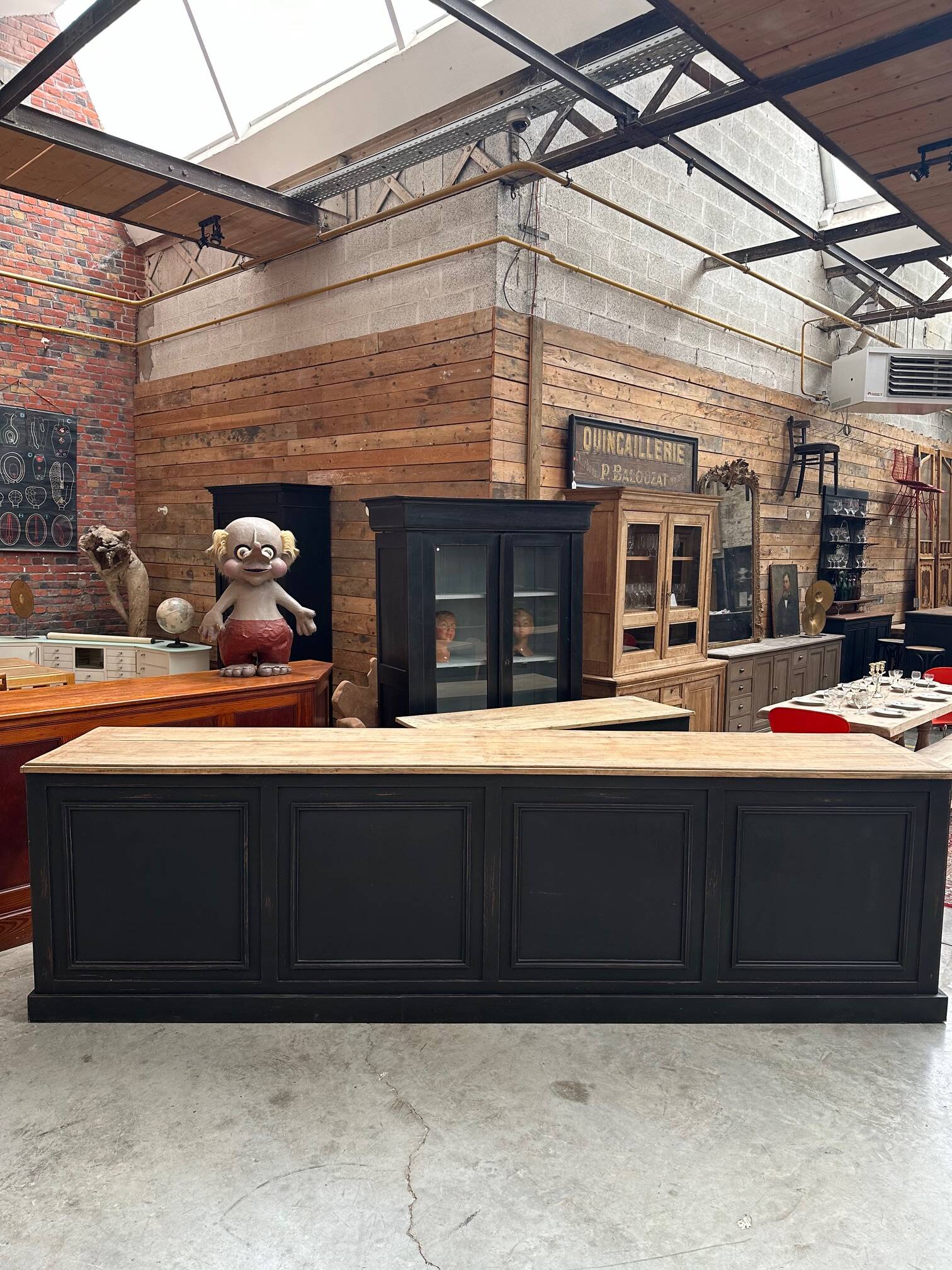 Large Mid-20th Century Store Counter