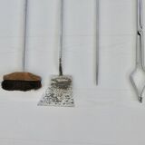 Fireplace set "Jean Paul Créations" signed, 1970