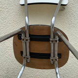 Formica chairs white compass feet