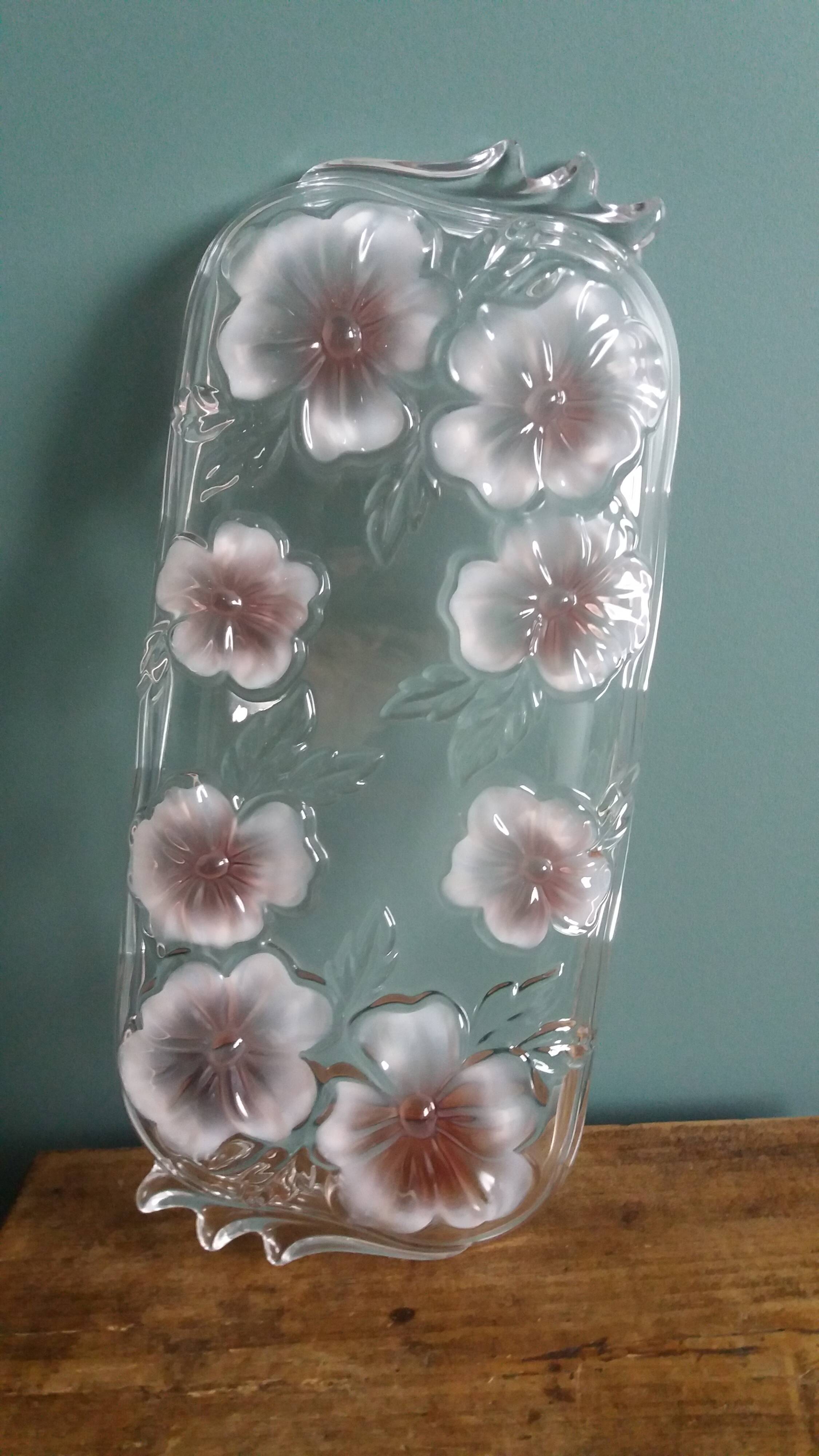 Walther-Glas flower fancies cake dish
