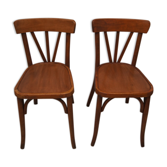 Lot of 2 baumann bistro chairs