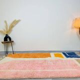 Traditional handmade pure wool rug, size 150 x 250 cm