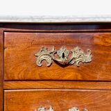 Louis XV Period Chest of Drawers in Mahogany Signed Pierre Roussel, 18th Century