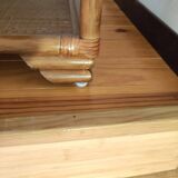 Rattan shelf