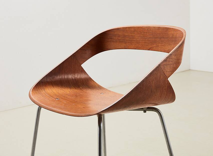 Rare Model 130 Side Chair by Geoffrey Harcourt for Artifort 1961