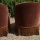 Paire de fauteuils crapaud Napoléon III