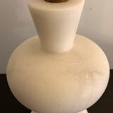 White marble lamp foot