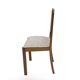 Six chaises de salle à manger Art Déco en noyer italien, années 1940