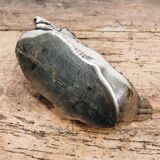 Large vintage duck in silver metal