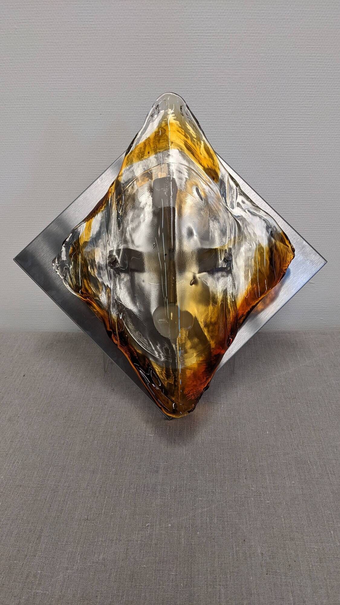 Applique en verre Murano par Mazzega, Italie vers 1970