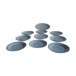 Lot service à gâteaux en porcelaine