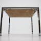 1980s Resin and Stone Chrome Plated Coffee Table, Germany