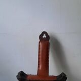 Brutalist style tripod accent chair from the 50s