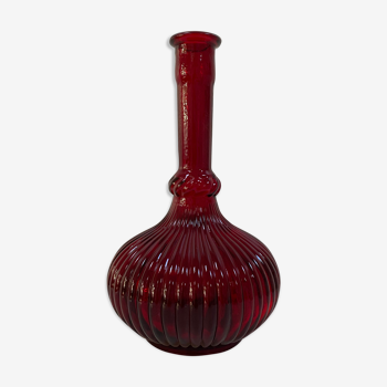 Carafe / Deep red Empoli vase