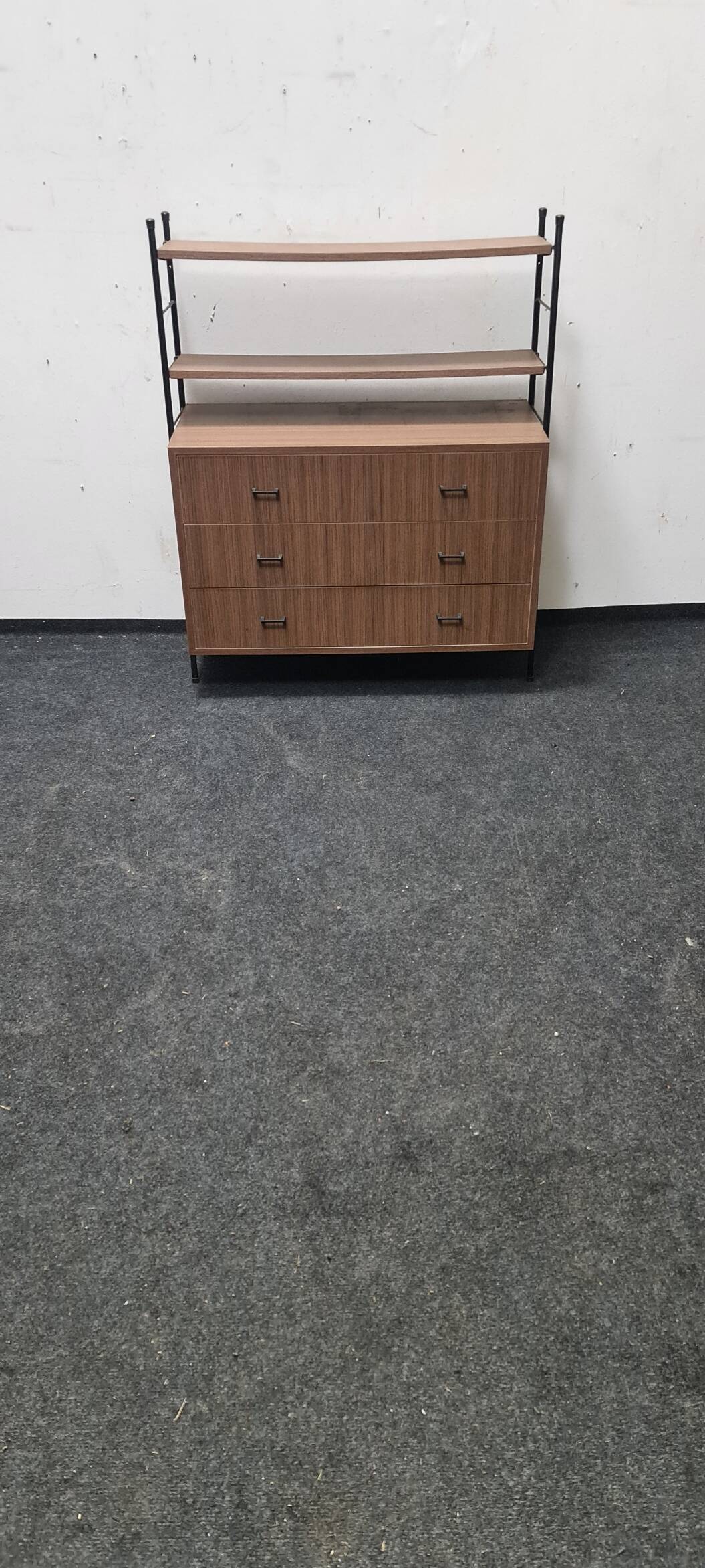 Vintage free standing shelving unit