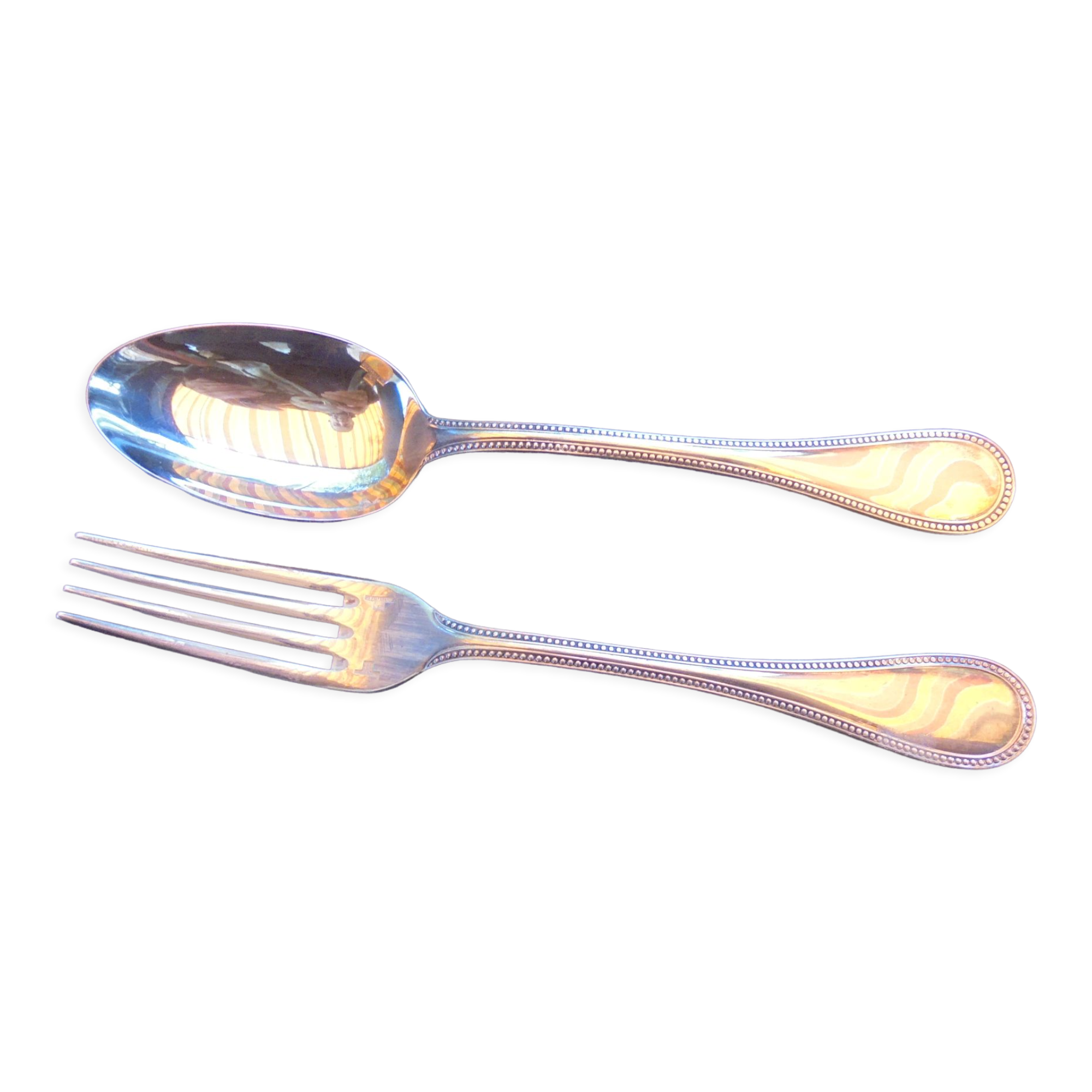 Dessert cutlery christofle mle perles