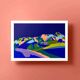 La plagne - limited edition art print (a4)