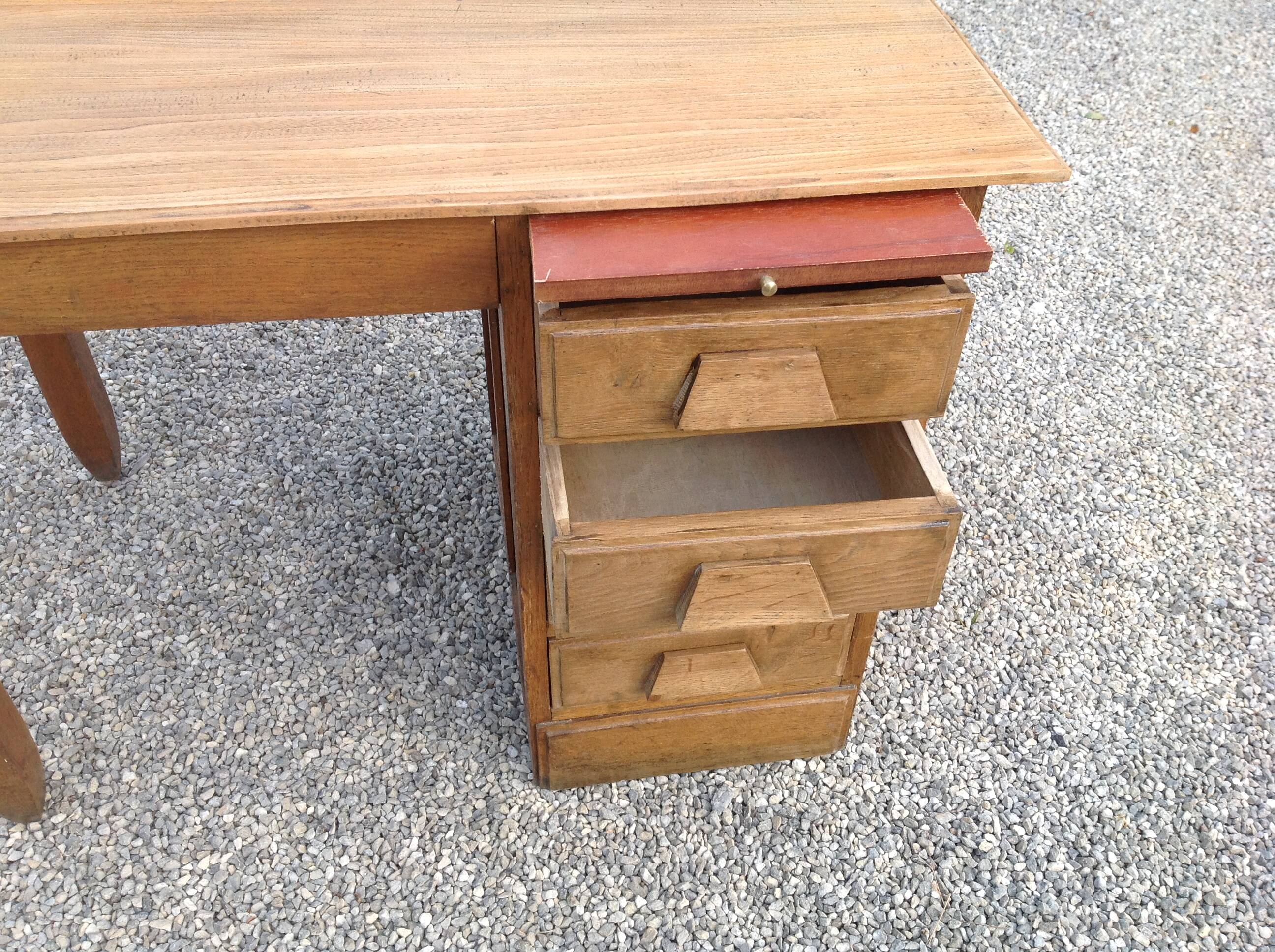 Vintage oak desk