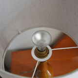Stoneware bottle lamp