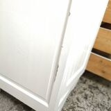 Armoire asymétrique des années 50 avec miroir biseauté