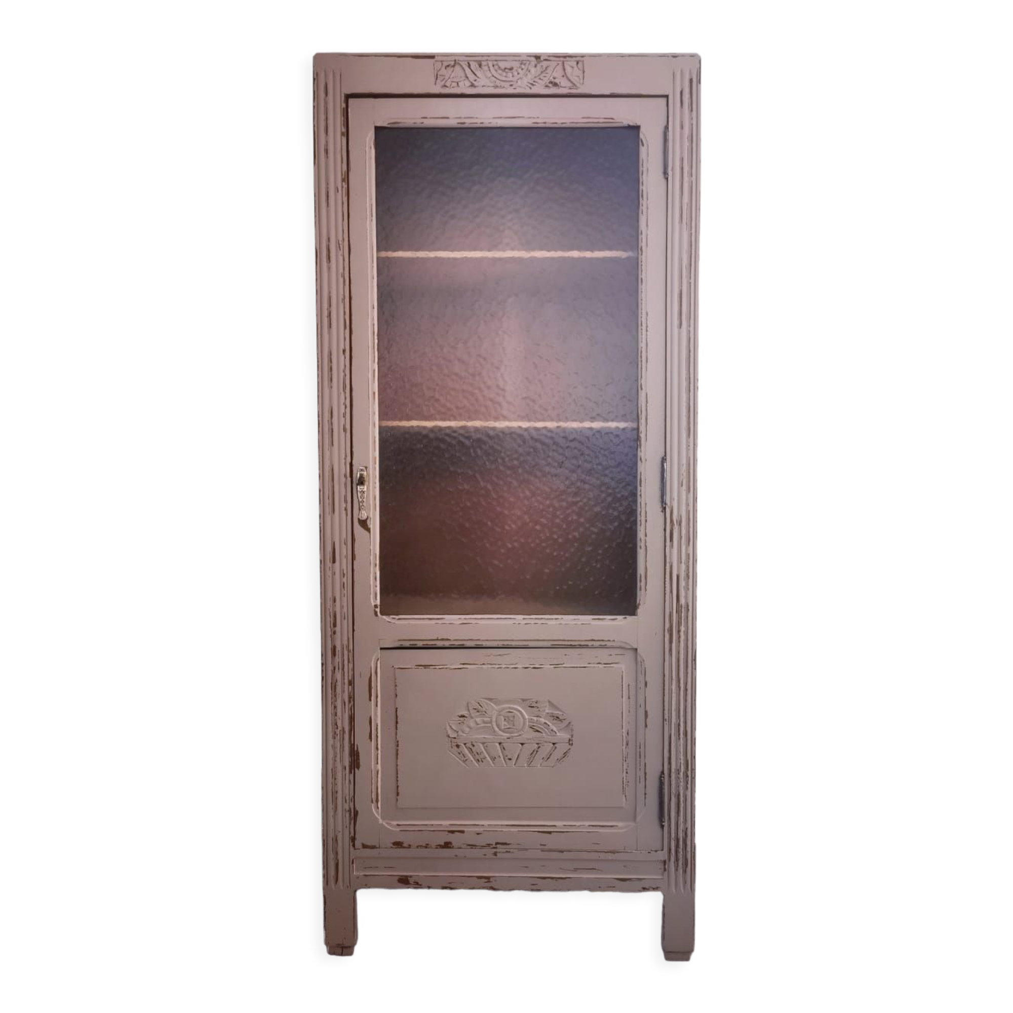 Parisian art-deco glazed wardrobe