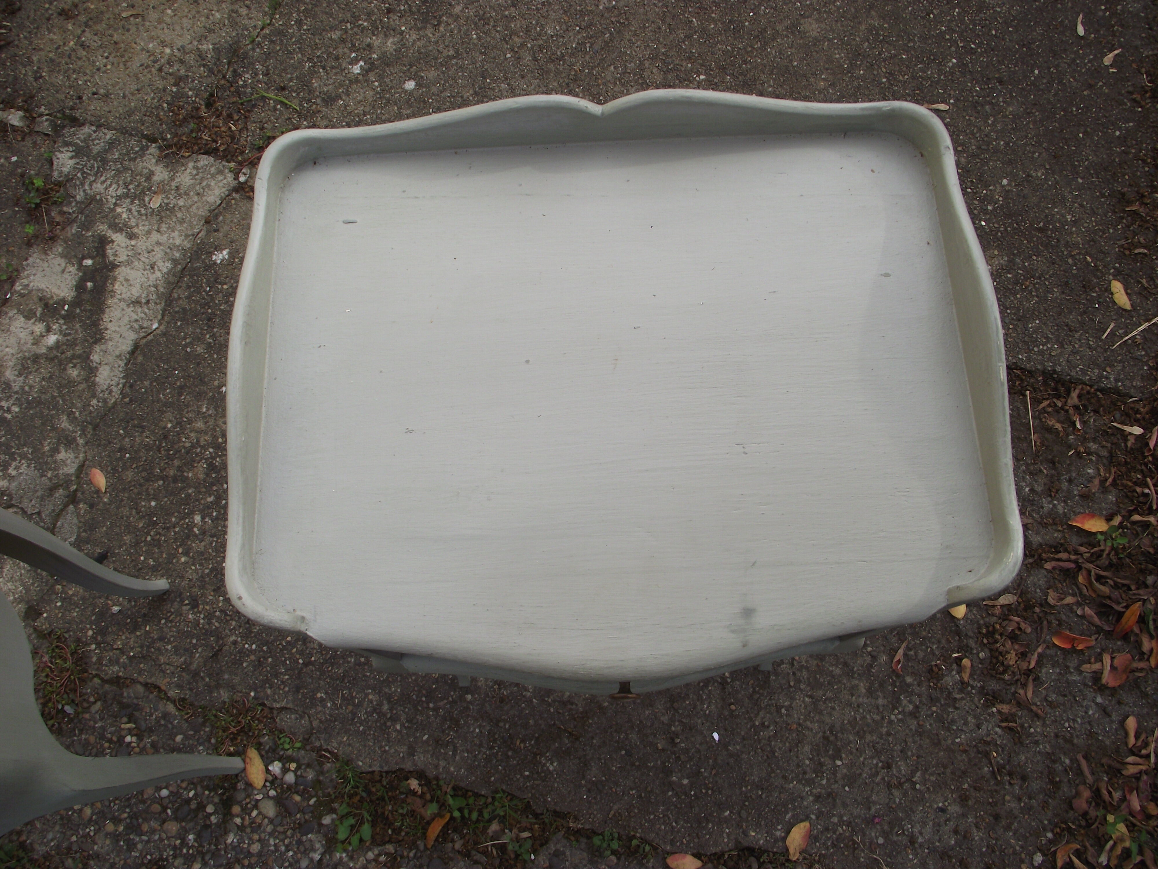 Pair of painted louis xv style bedside tables
