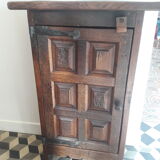 Rustic entrance furniture a carved door solid oak style with fitting