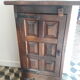 Rustic entrance furniture a carved door solid oak style with fitting
