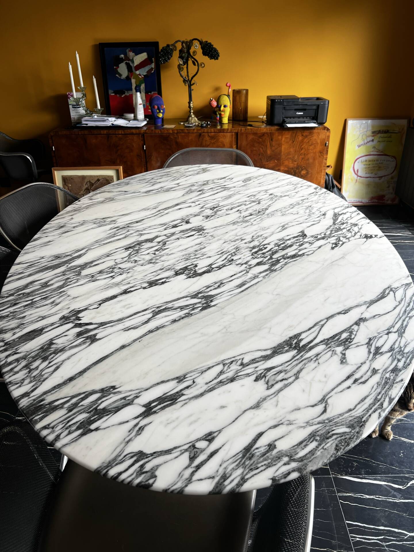 Table  ovale marbre - Eero Saarinen