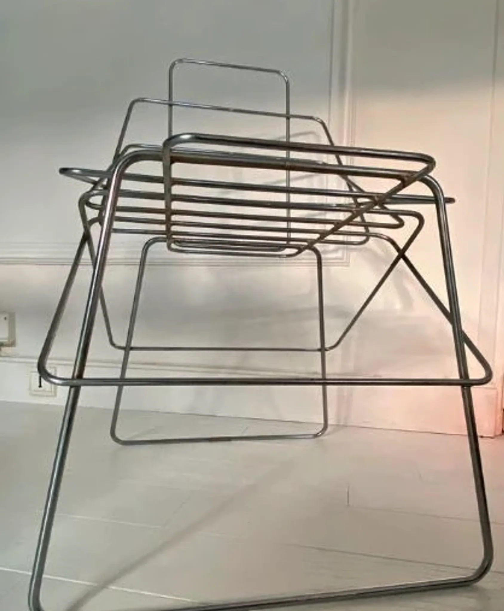 Chaise "Sof Sof"  de Enzo Mari. Fabriquée par Driade en 1972.