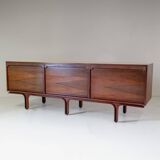 Buffet italien moderne des années 1950 Frattini pour Bernini – Portes coulissantes en bois