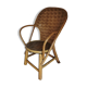 Vintage chestnut wood child chair