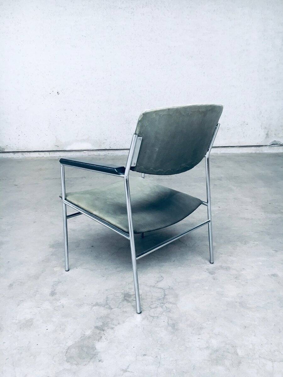 Mid-Century Modern Armchair by Gijs Van Der Sluis, Netherlands, 1960s