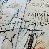Jean Michel Basquiat (1960-1988), Leonardo da Vinci’s Greates Hits, 1982, Copyright Estate of Jean Michel Basquiat, Licensed by Artestar New York, Printed in UK