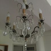 Antique chandelier with tassels