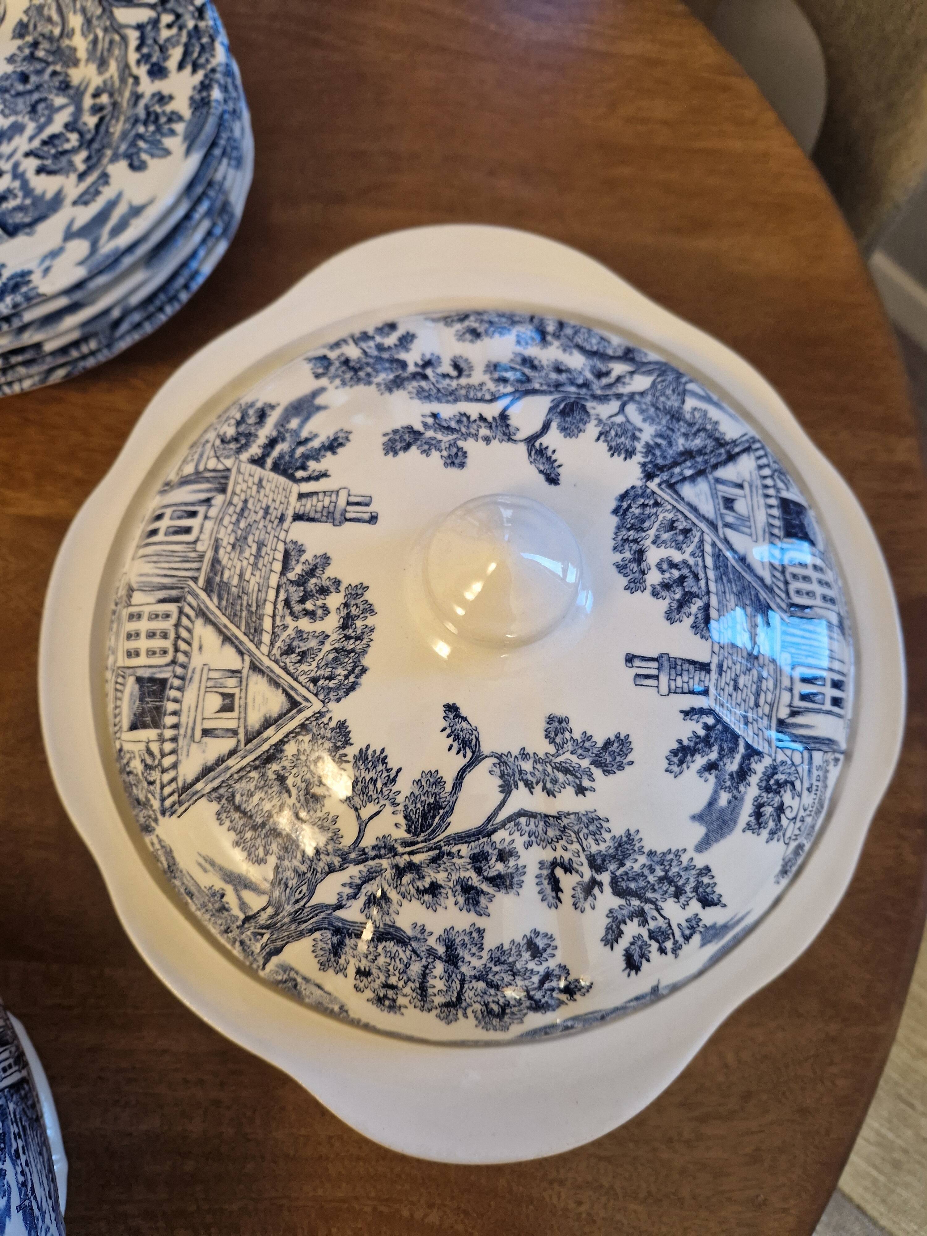 Vintage tableware "English style" Lunéville – Hunters & Pub Hare & Ho