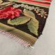 Moldovan square kilim rug 146x130 cm vintage kelim wool rug medium 2520