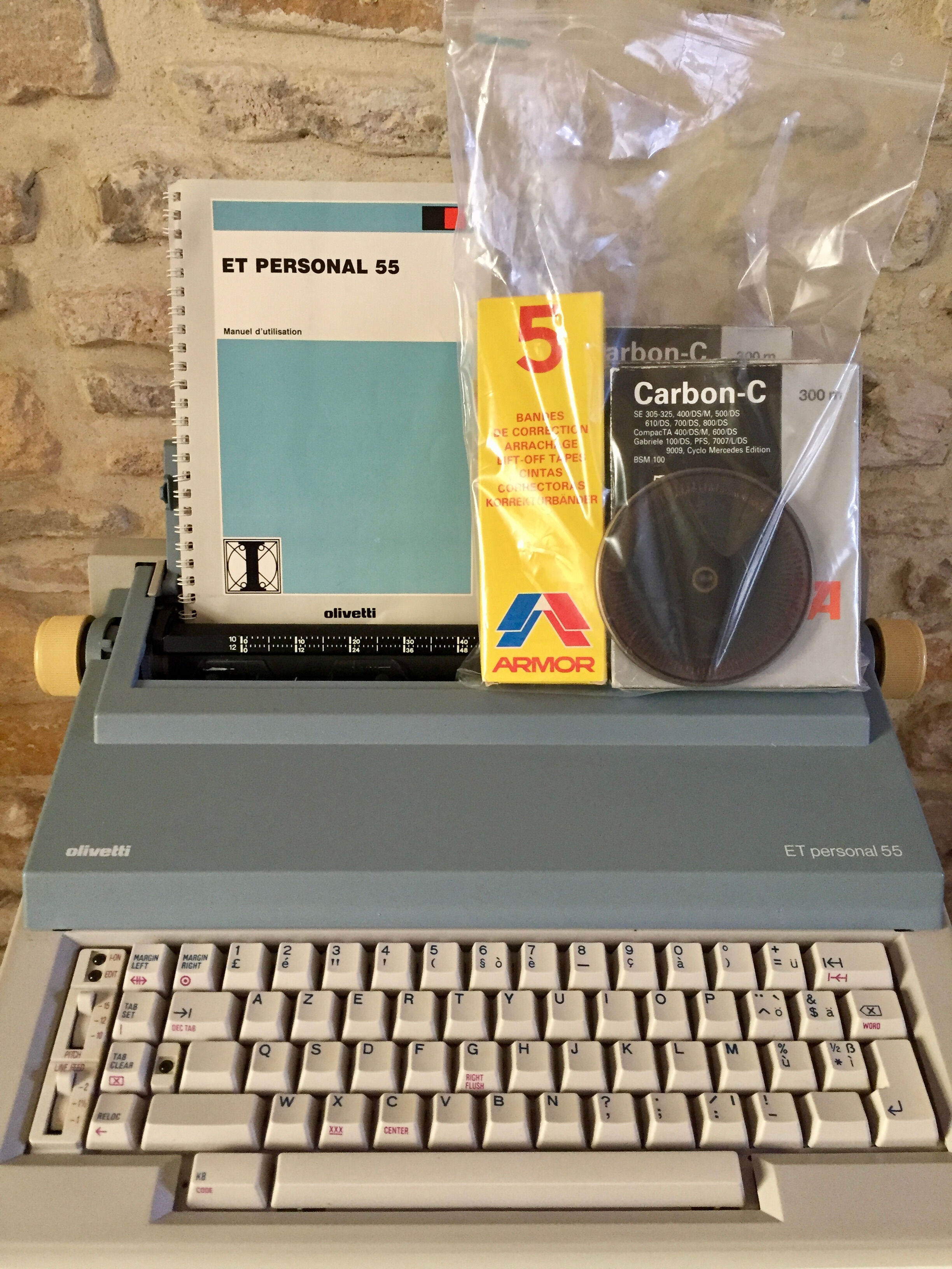 Machine à écrire Mario Bellini Olivetti