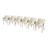 Lot de 6 chaises Dr. No de Philippe Starck pour Kartell