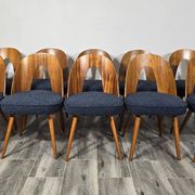 Chaises de salle à manger par Antonin Suman, années 1960, lot de 10