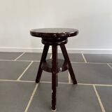 Vintage pine swivel stool